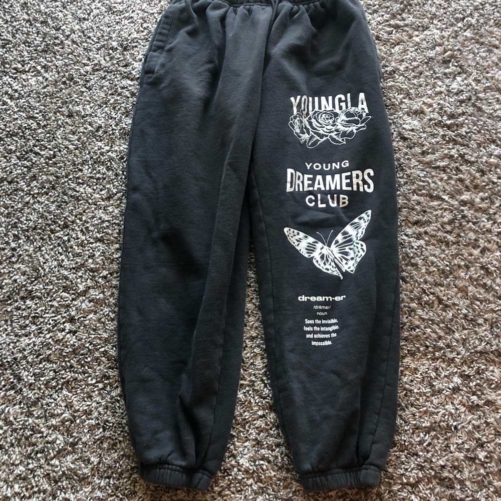 YoungLA Kids Black Sweatpants